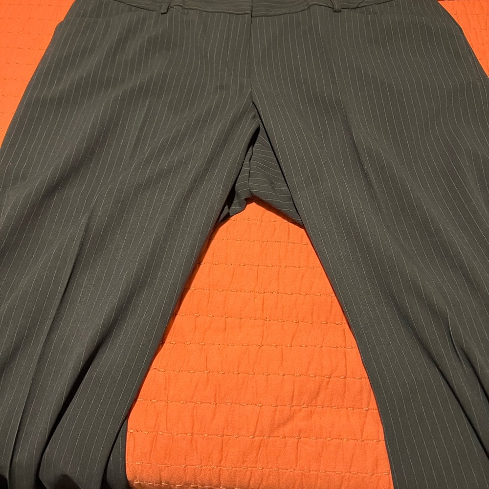 Classic 3 piece Tahari pin stripe suit with jacket, skirt and pants
